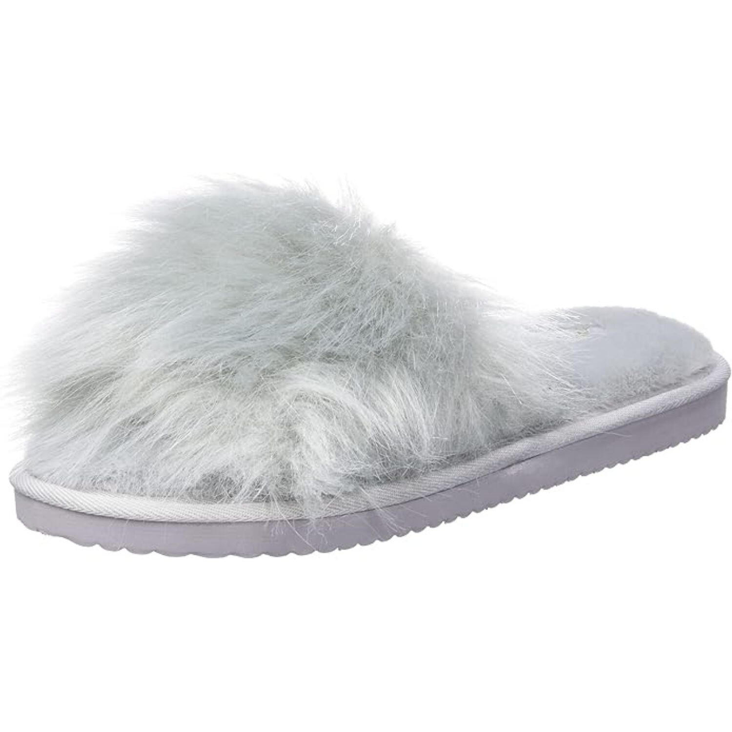 Vrouwen camping slippers Flip Flop Hairy 6/7
