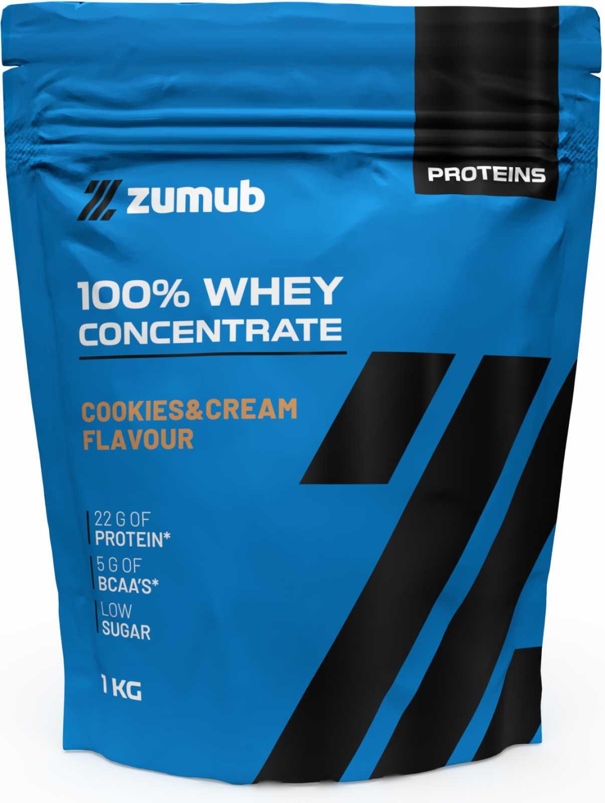 ZUMUB Zumub 100% Whey Concentrate 1kg - Cookies&Cream