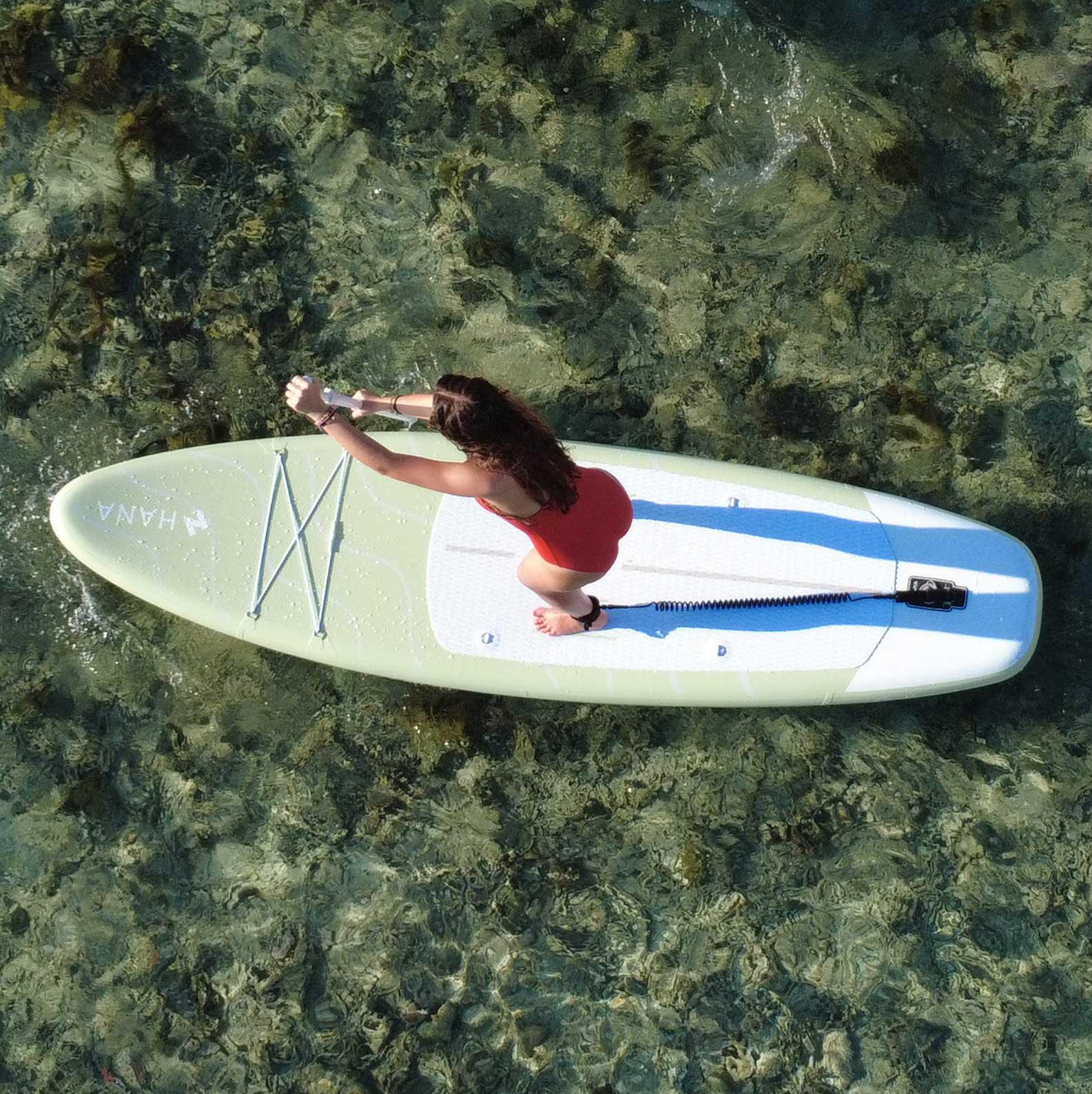 PACK stand up paddle gonfiabile HANA LEGEND Verde oliva 10'2 3/7