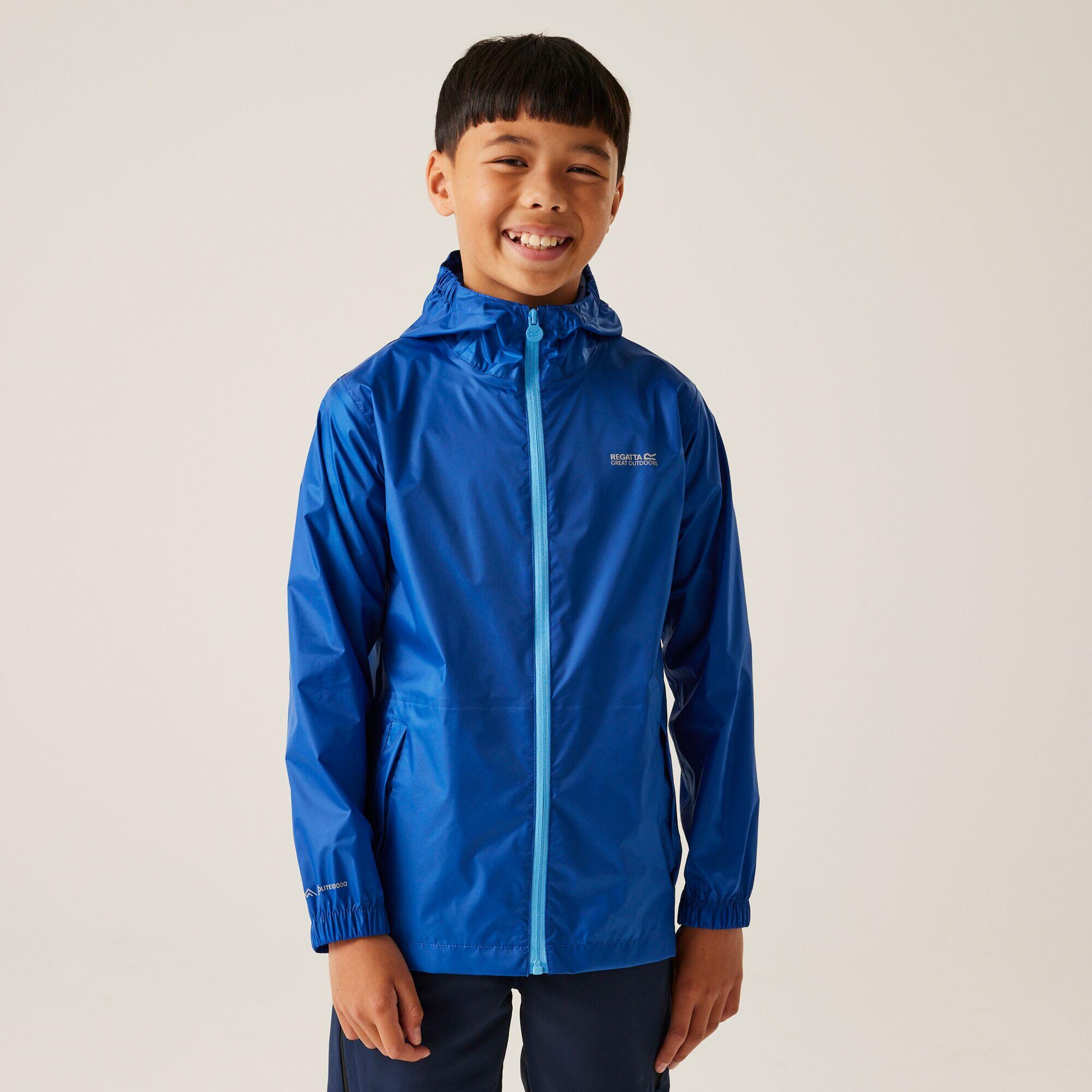 REGATTA Kinder Wandern Jacke Wasserdicht, teal