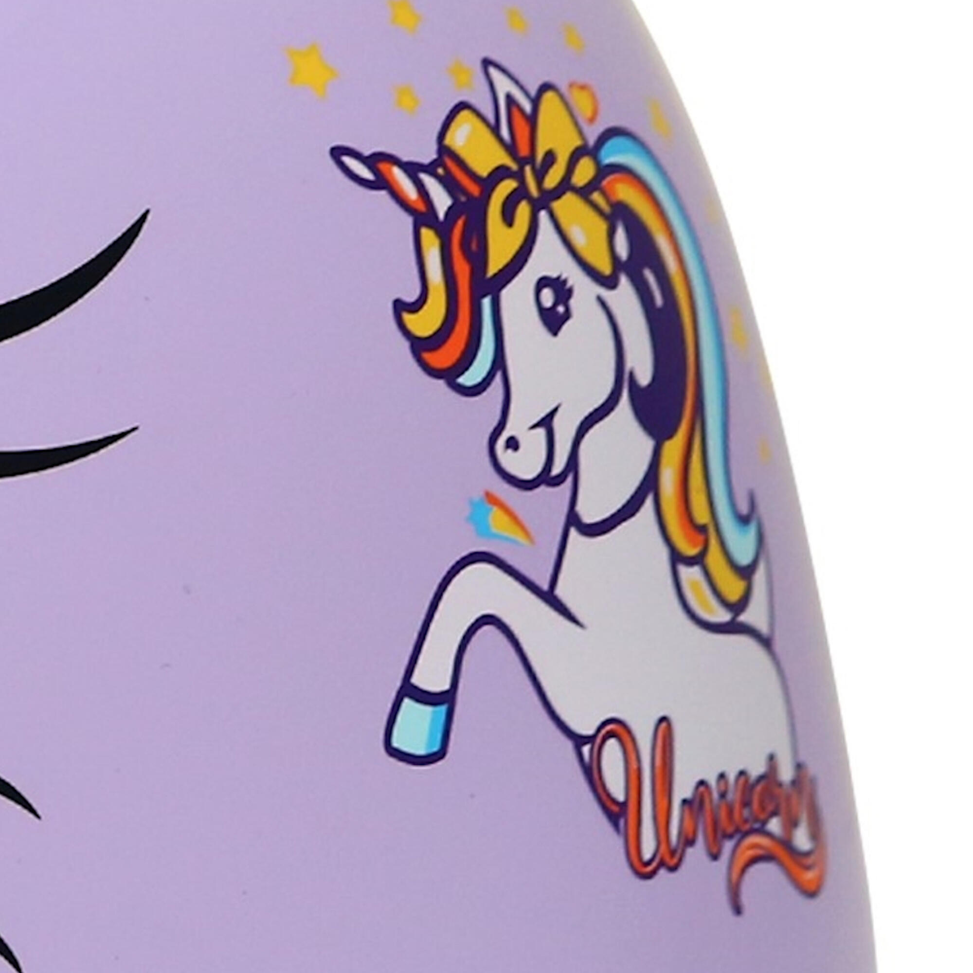 CAPACETE DE BICICLETA INFANTIL LILAC UNICORN 3D 3/3