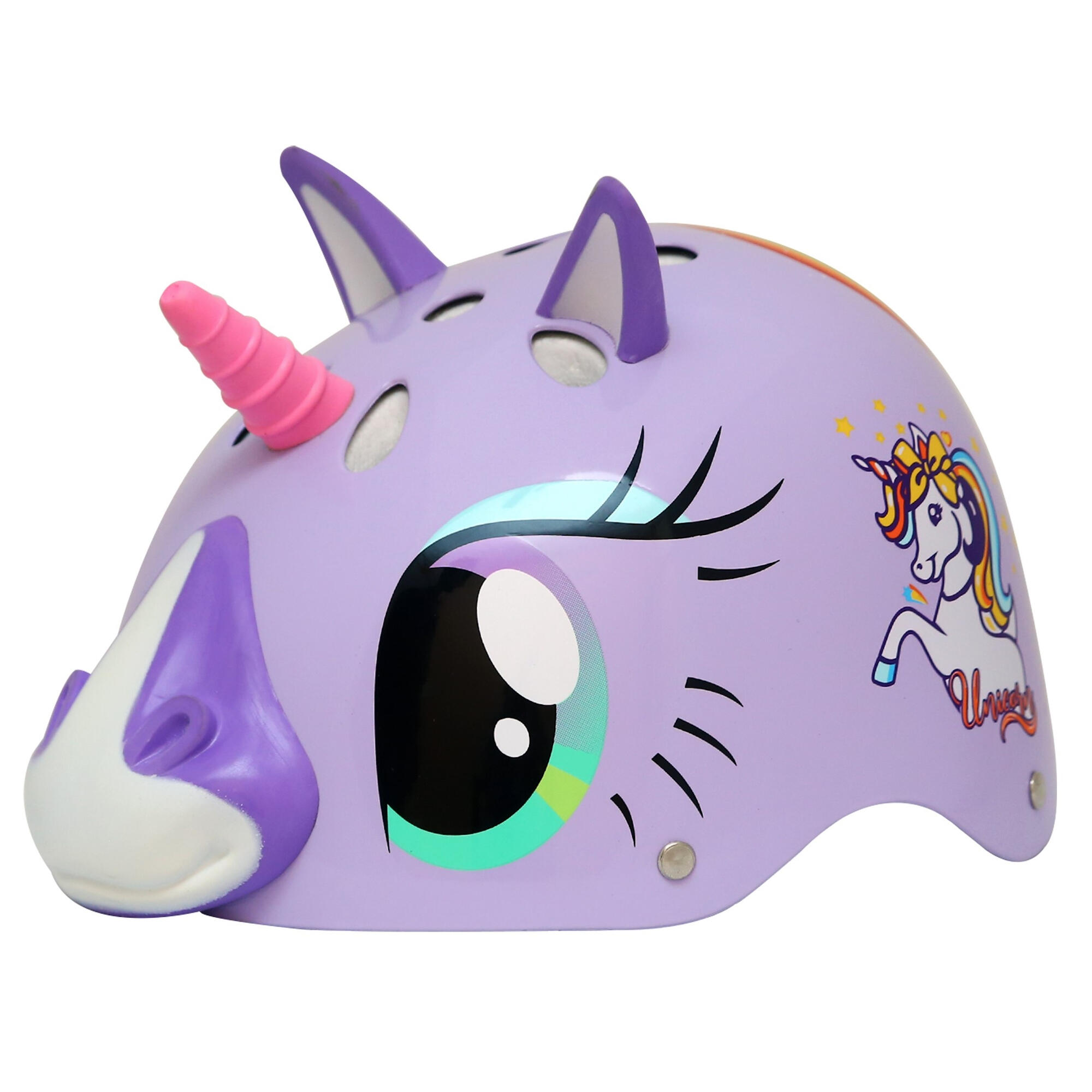VITAL BIKE CASCO BICICLETA INFANTIL 3D UNICORNIO LILA