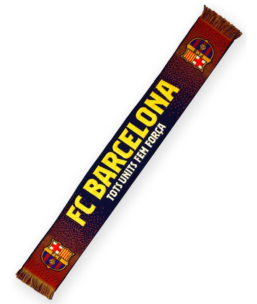 Bufanda Fútbol FC Barcelona Telar Oficial Blaugrana "Tots Units" 3/5