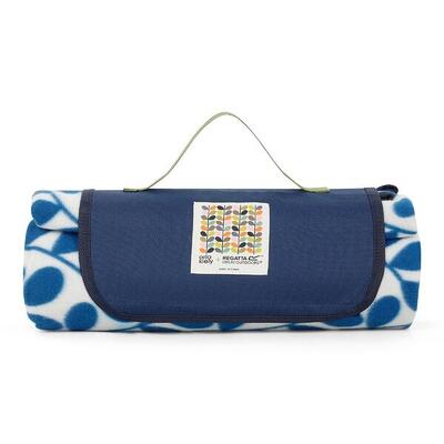 Damen Decke - Orla Kiely Bedruckt. blau