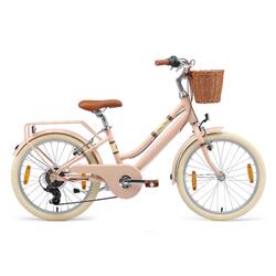 Vélo enfant 20 pouces à partir de 6 - 9 ans, VTC City Retro