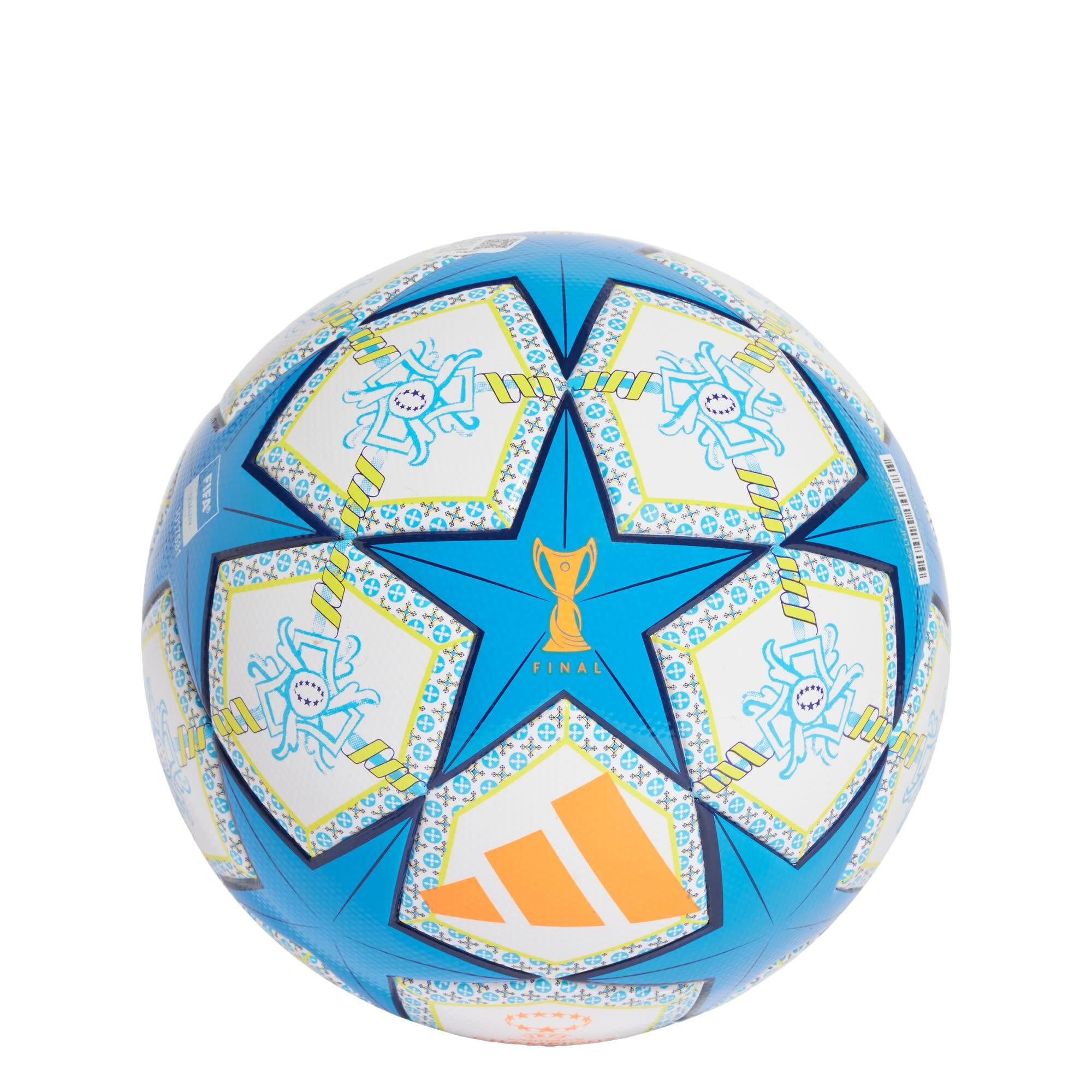 Adidas - Ballon Uwcl 24/25 Knock-out Phase Pro - Ballon De Foot - Blanc|bleu|orange - 4 - Decathlon