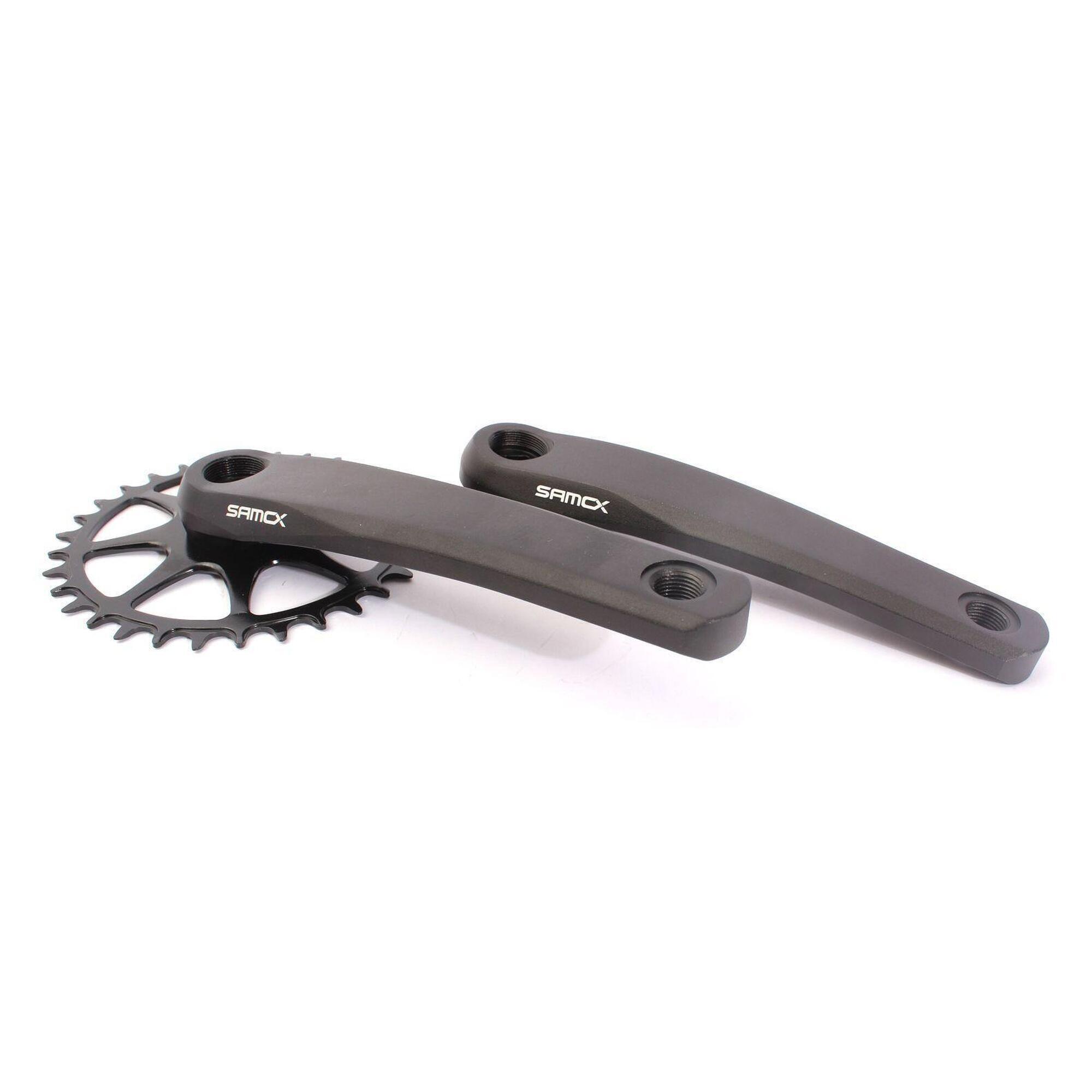 Manivelle de rechange gauche en alliage d'aluminium de 170 mm pour