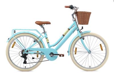 Bicicletta per bambini 24 pollici dai 10 - 13 anni. City Retro