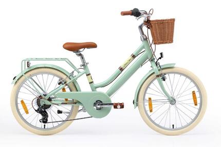 Vélo enfant 20 pouces à partir de 6 - 9 ans, VTC City Retro