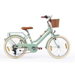 Vélo enfant 20 pouces à partir de 6 - 9 ans, VTC City Retro