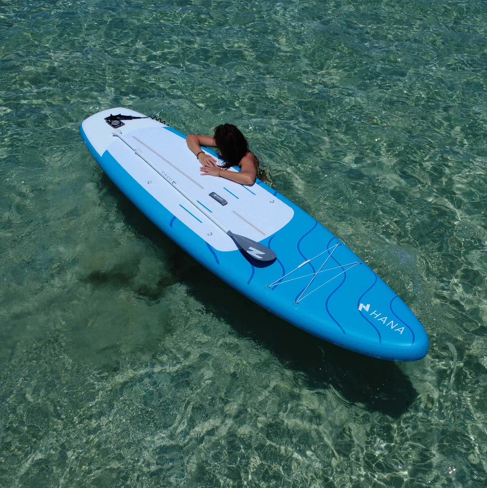PACK paddle surf inflable HANA LEGEND Turquesa 10'2 3/7