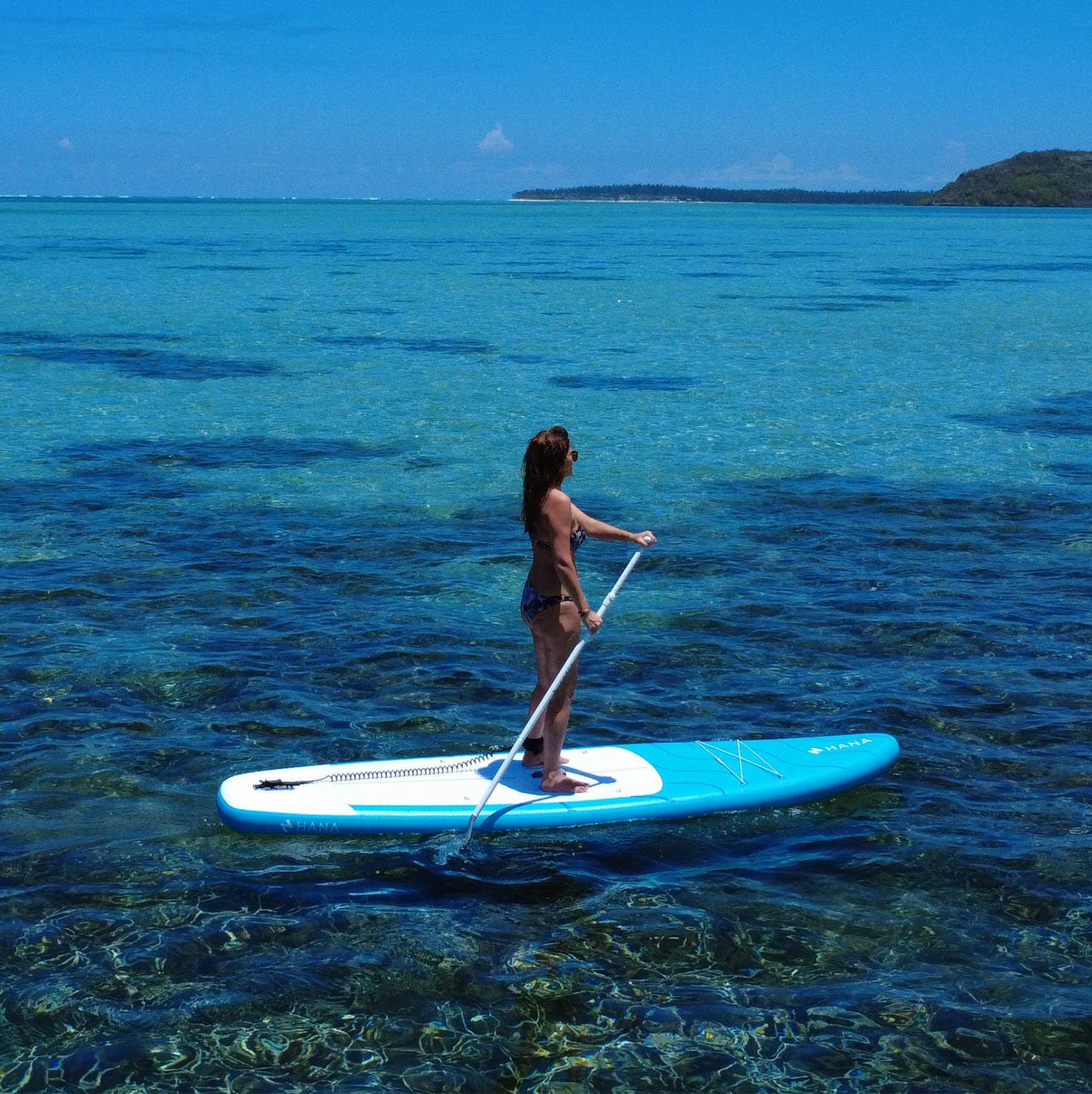 PACK paddle surf inflable HANA LEGEND Turquesa 10'2 4/7