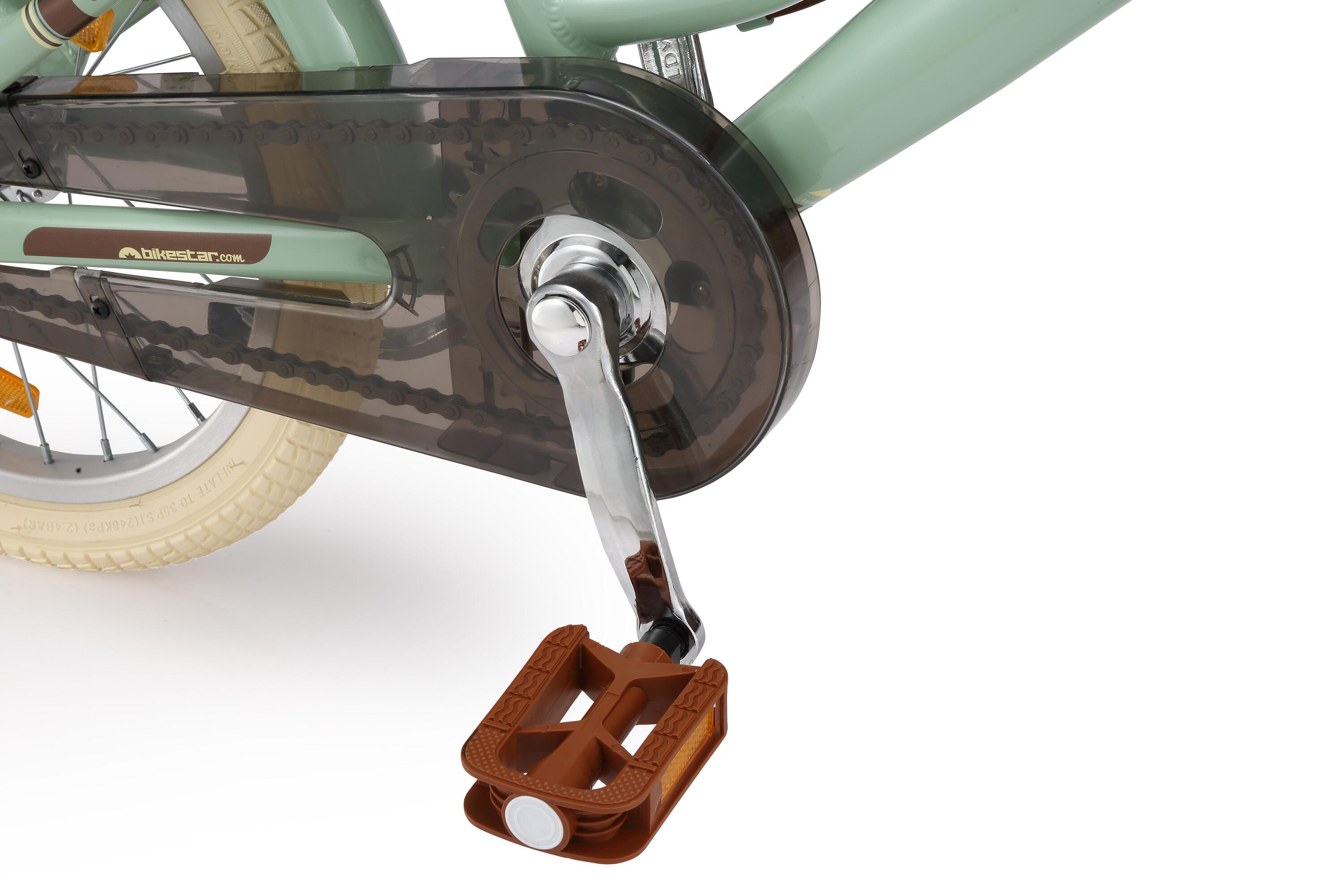 Kinderfiets 16 inch vanaf 4 - 6 jaar, City Retro 3/7