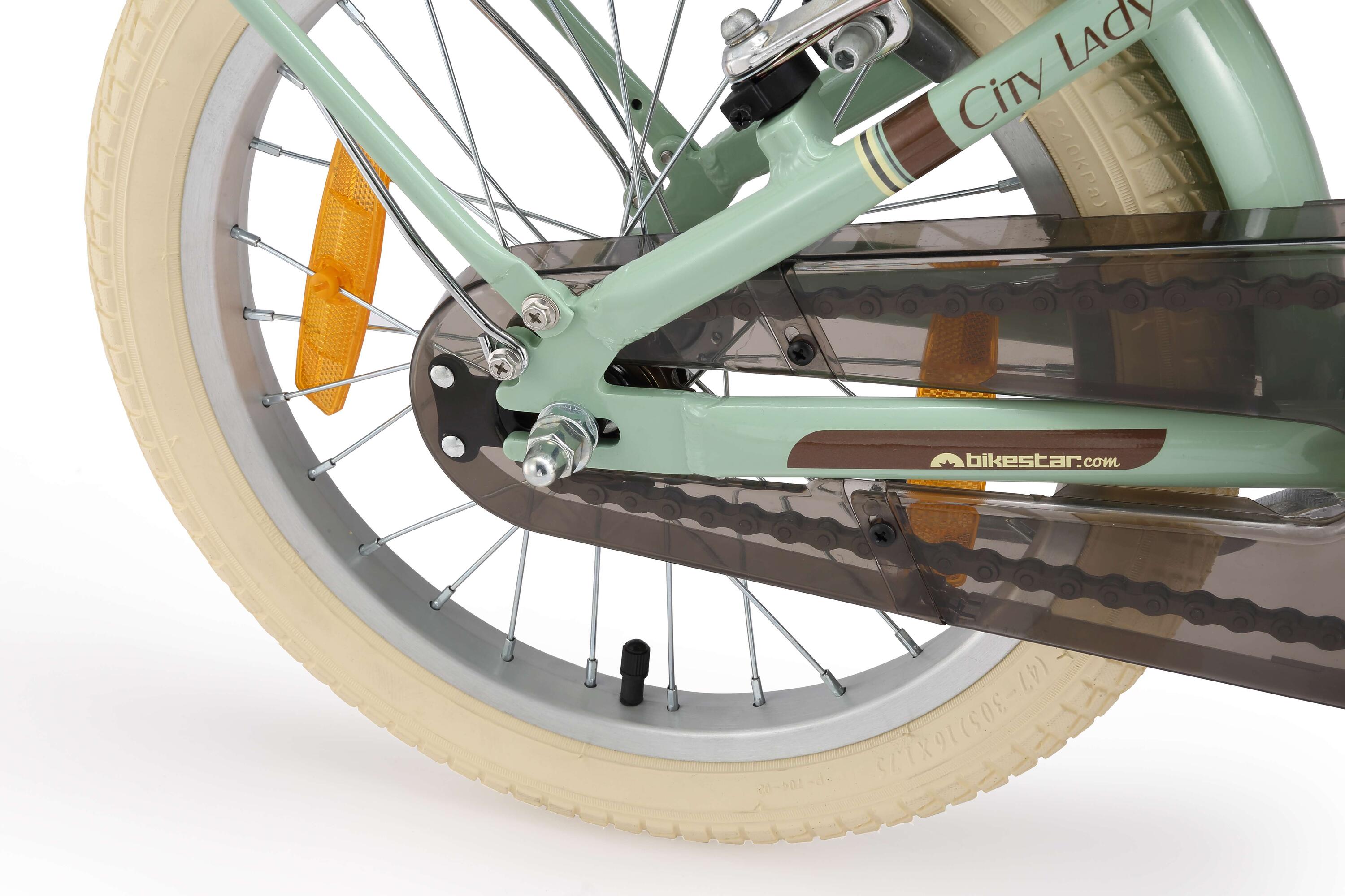 Kinderfiets 16 inch vanaf 4 - 6 jaar, City Retro 4/7