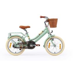 Vélo enfant 16 pouces à partir de 4 - 6 ans, VTC City Retro