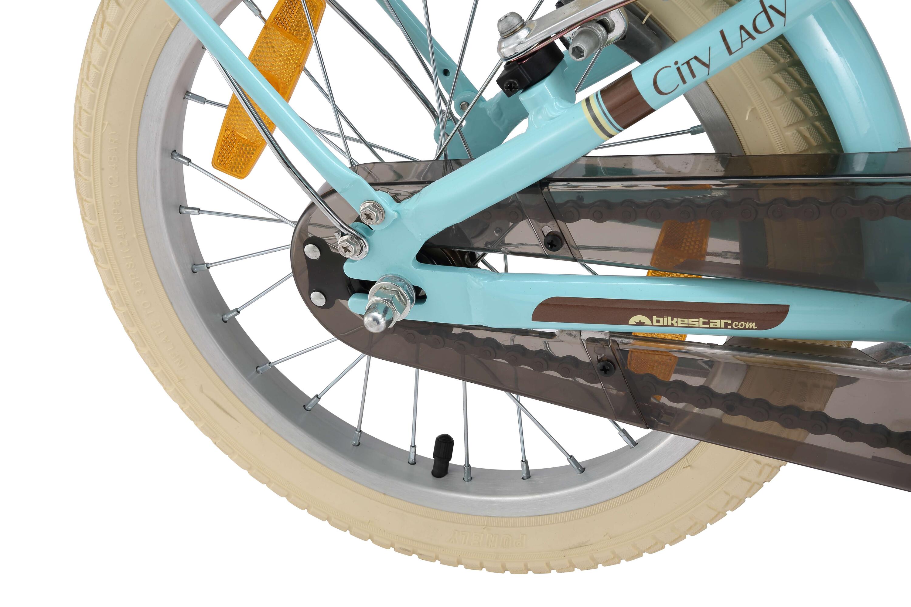 Vélo enfant 16 pouces à partir de 4 - 6 ans, VTC City Retro 4/7