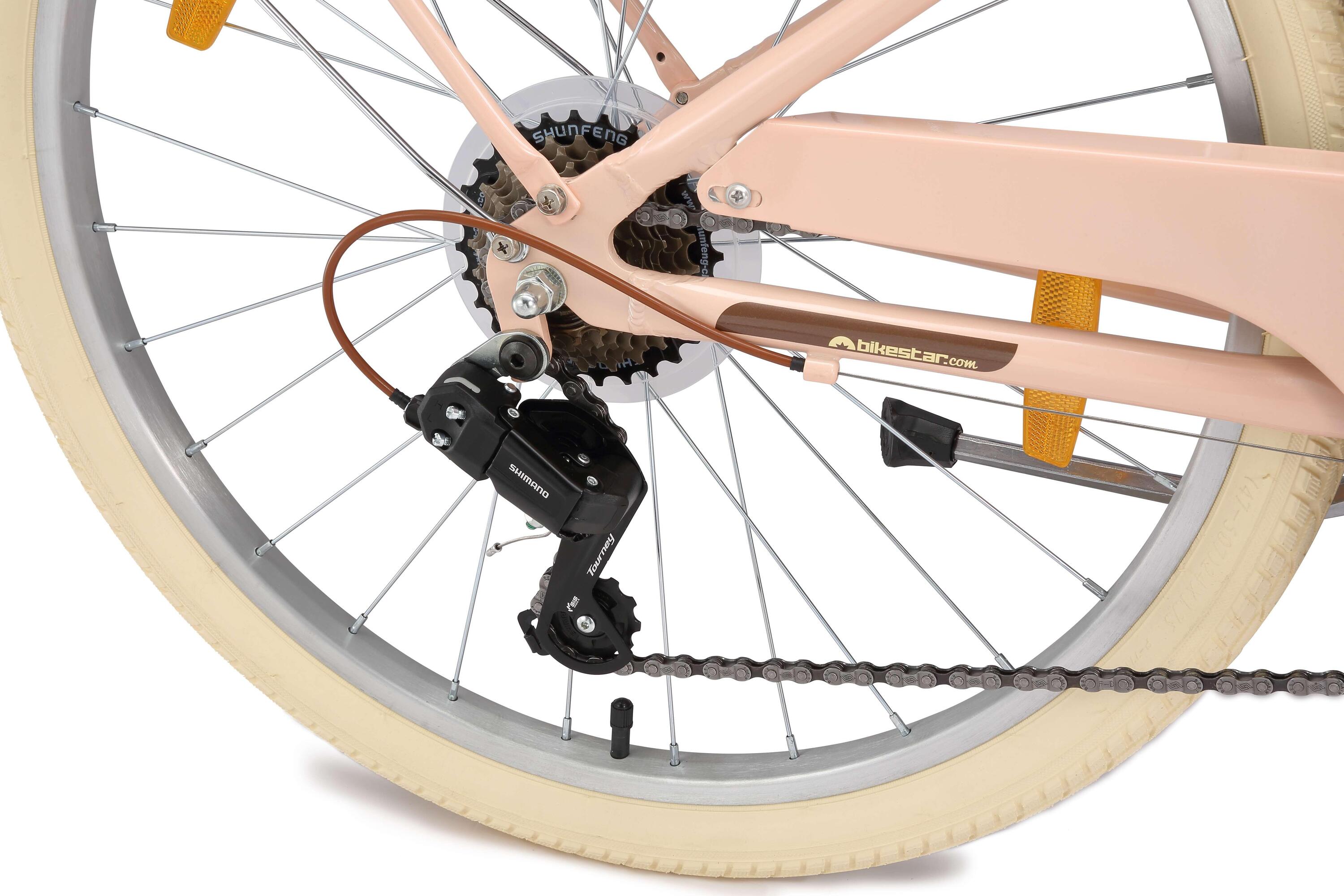 Kinderfiets 24 inch vanaf 10 - 13 jaar, City Retro 4/7