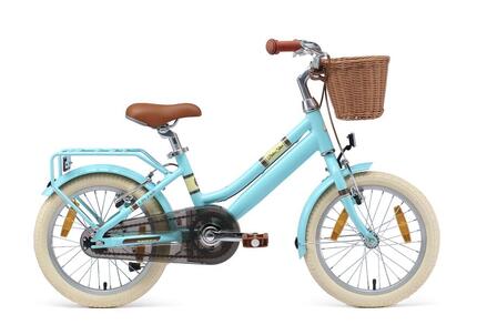 Vélo enfant 16 pouces à partir de 4 - 6 ans, VTC City Retro