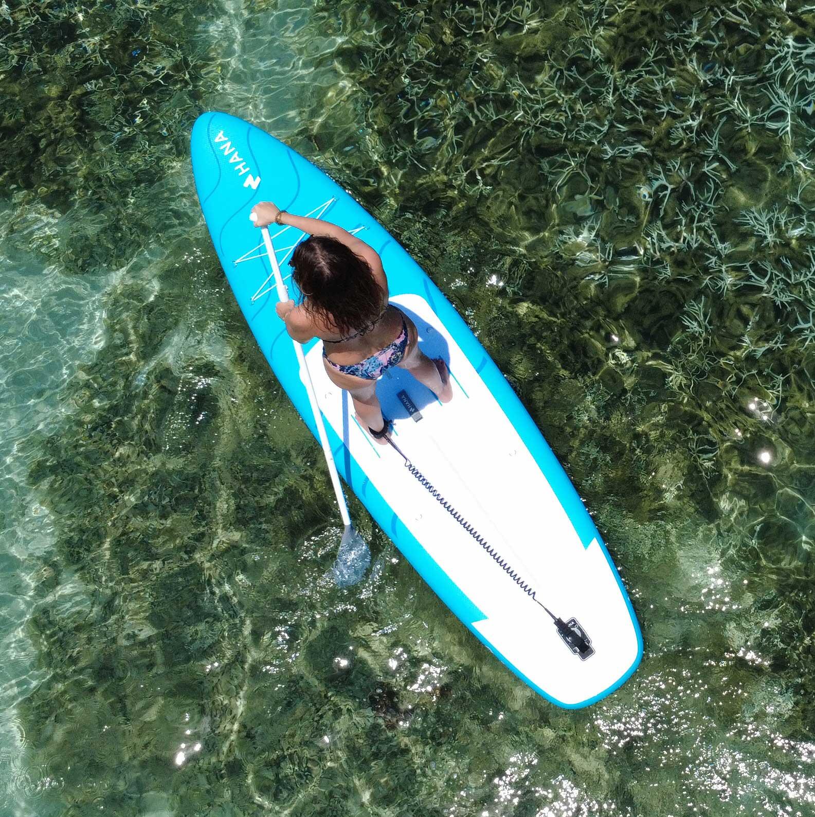 PACK stand up paddle gonfiabile HANA LEGEND Turchese 11'2 4/7