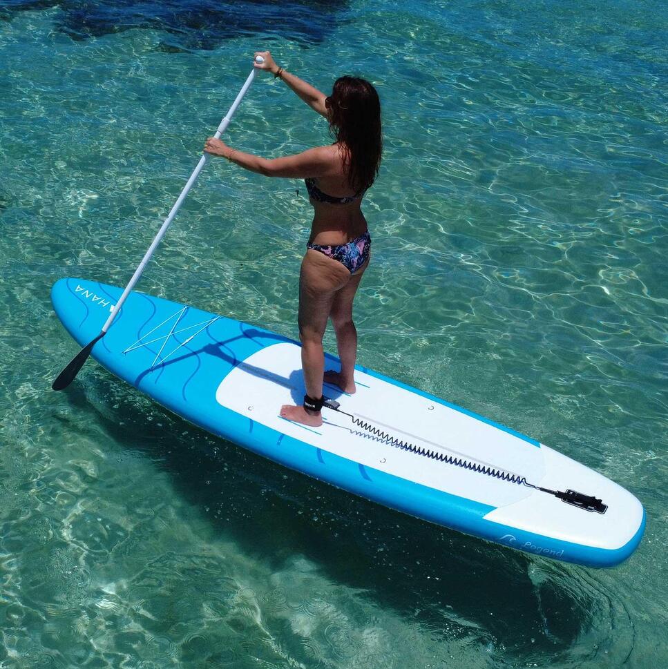 Zestaw nadmuchiwanego stand up paddle HANA LEGEND Turquoise 10'2