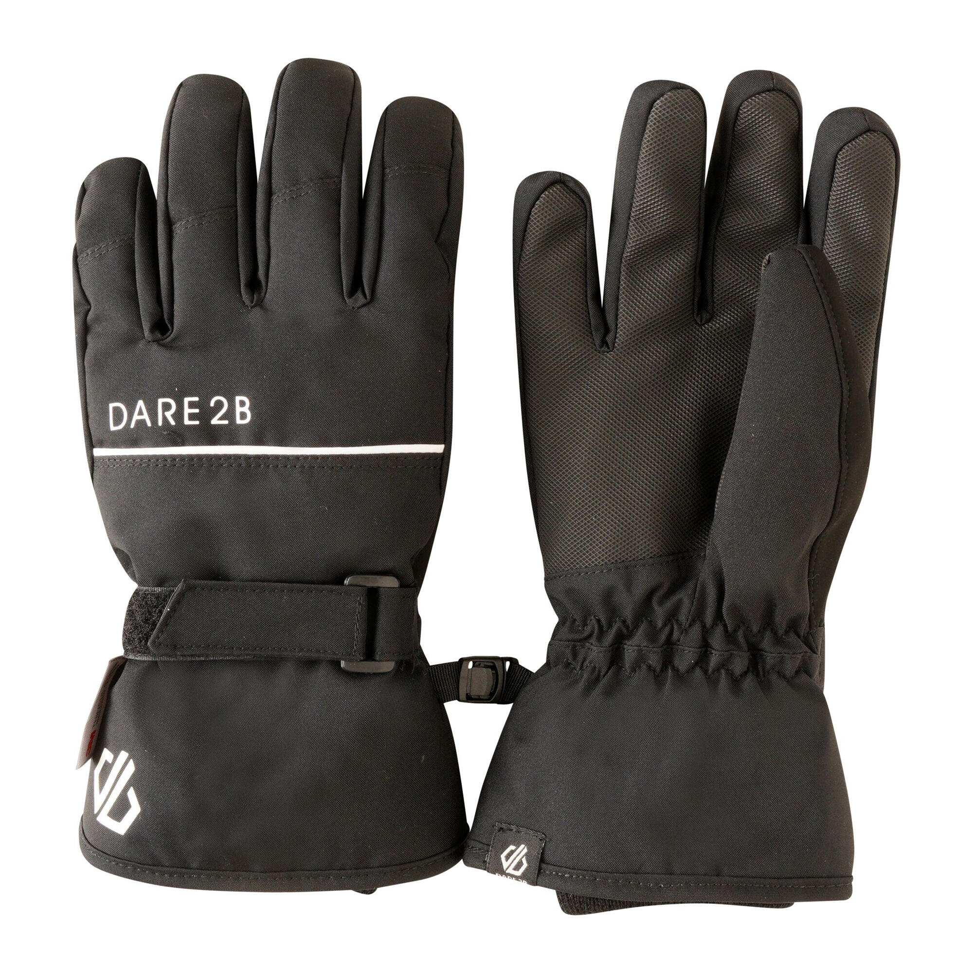 Childrens/Kids Restart Ski Gloves (Black) 4/5