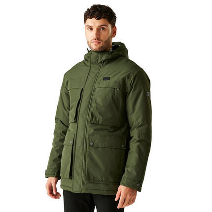 Volter" Parka Isoliert für Herren Dunkel-Khaki