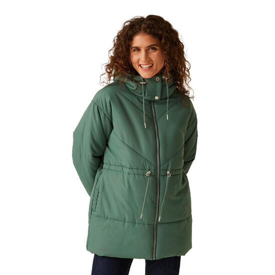 Veste Matelassée RURIE Femme (Vert Forêt Foncé)