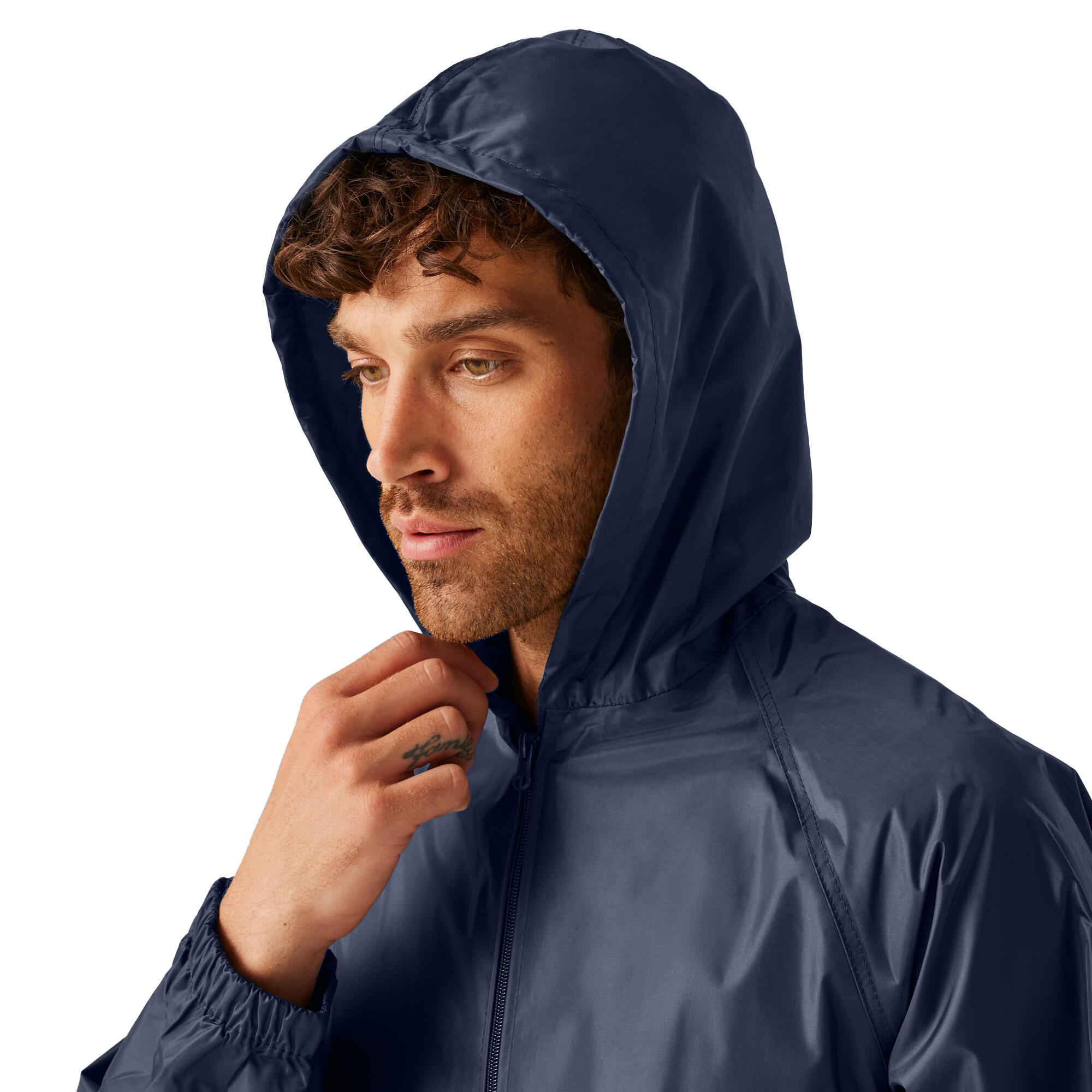 Professional Pro Giacca Impermeabile Uomo Regatta Stormbreaker Blu Navy 3/5