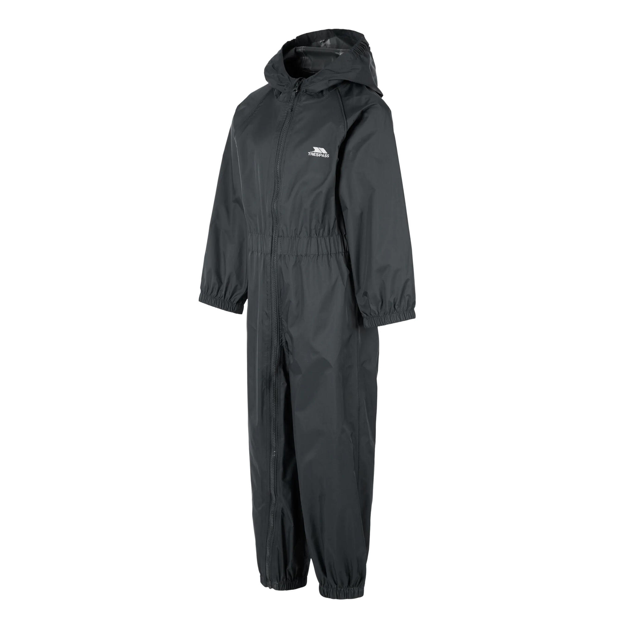 Fato de Chuva para Crianças/Kids Button Rain Suit (Cinzento Escuro) 3/5