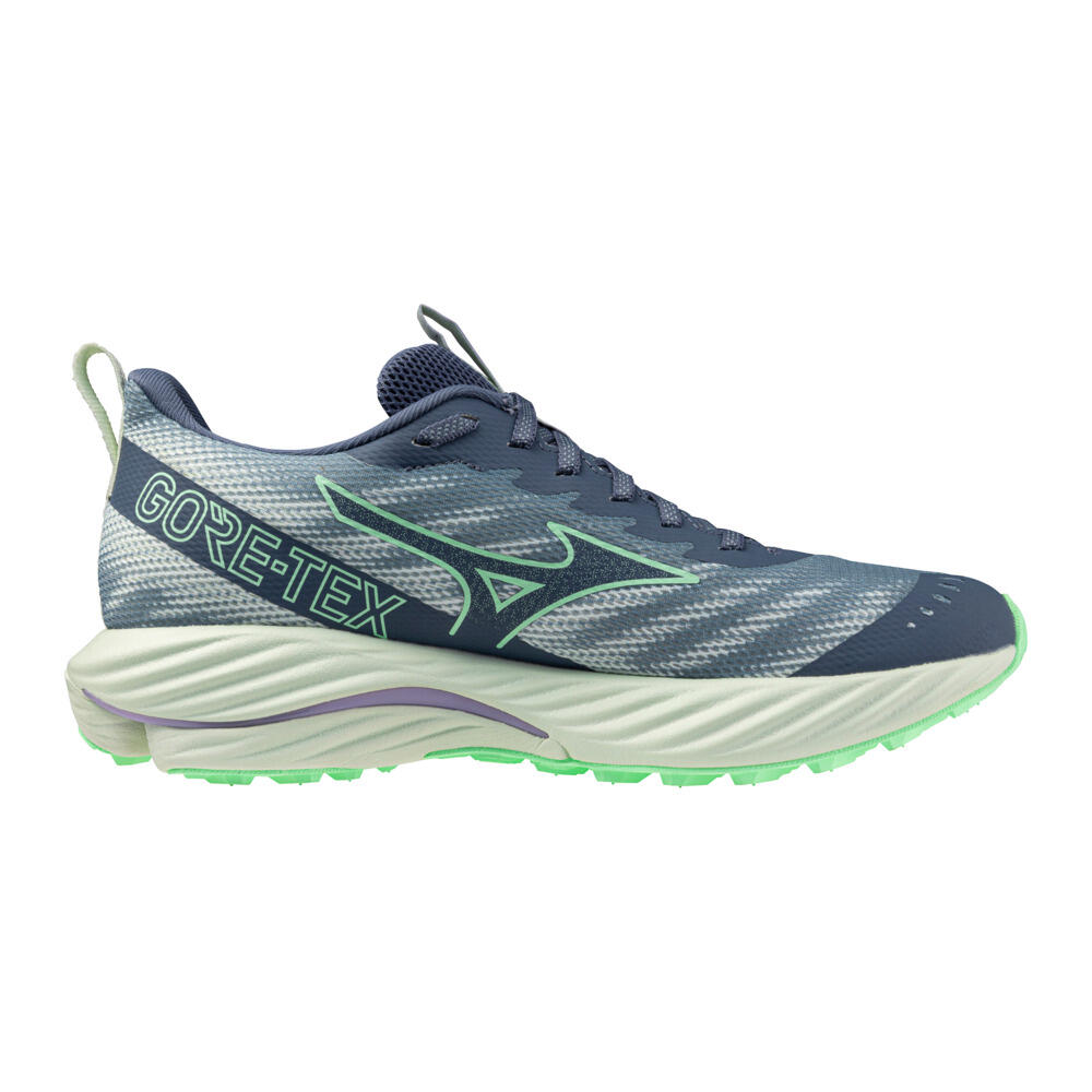 Mizuno Zapatillas Wave Rider Gtx Wos Azul/verde 3/6