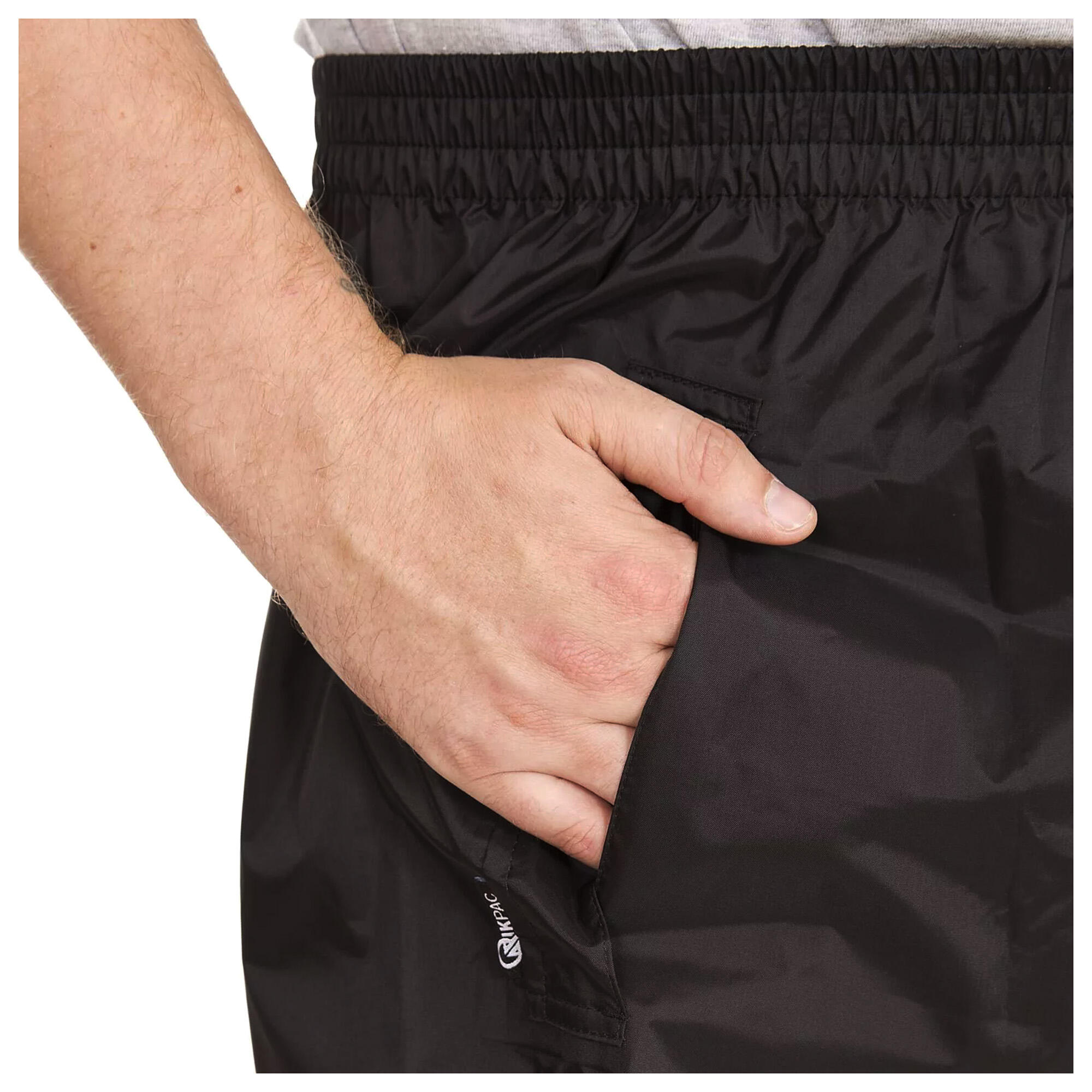 Pantalones holgados Modelo Qikpac Unisex adultos Negro 4/5