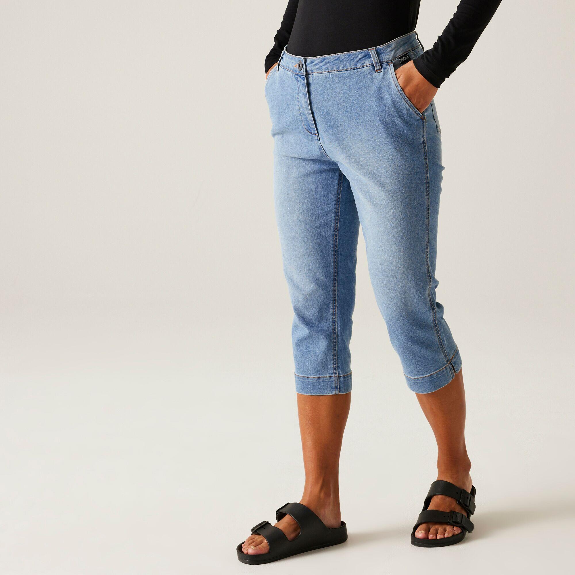 Regatta - Pantalon - Bayletta Femme - Pantacourt - Bleu - Decathlon