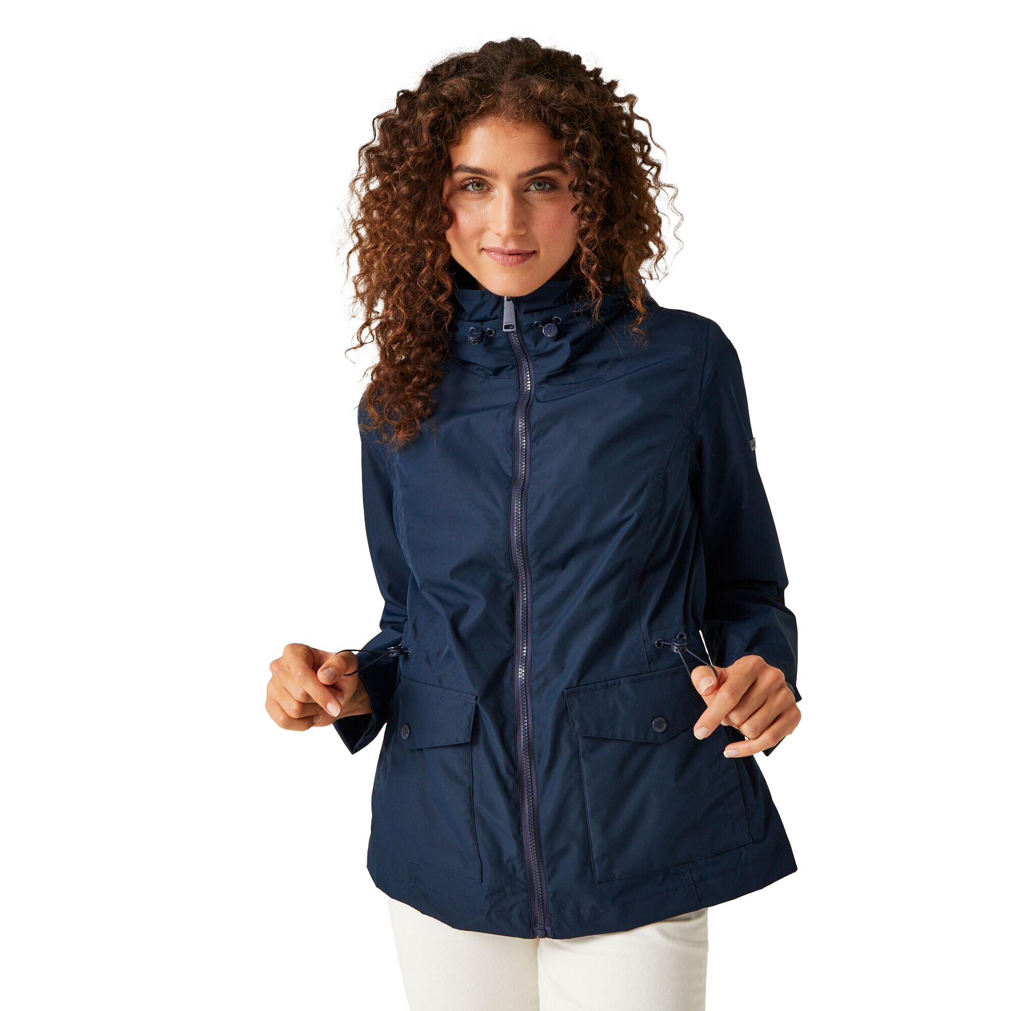 Womens/Ladies Navassa Waterproof Jacket (Navy) 4/5
