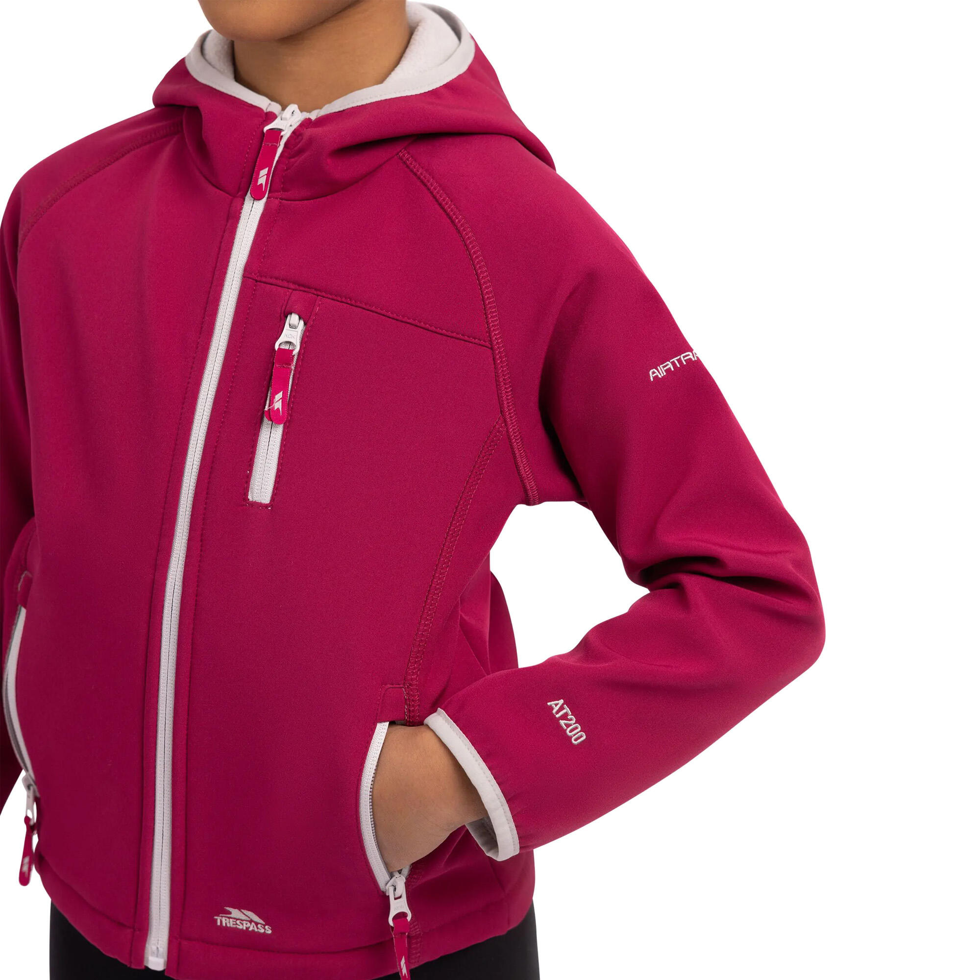Kinderen/Kinderen Kian Softshell Jacket (Bes) 3/5
