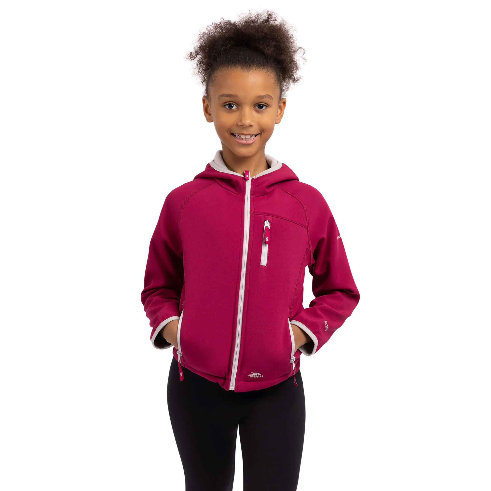 Kinderen/Kinderen Kian Softshell Jacket (Bes) 4/5