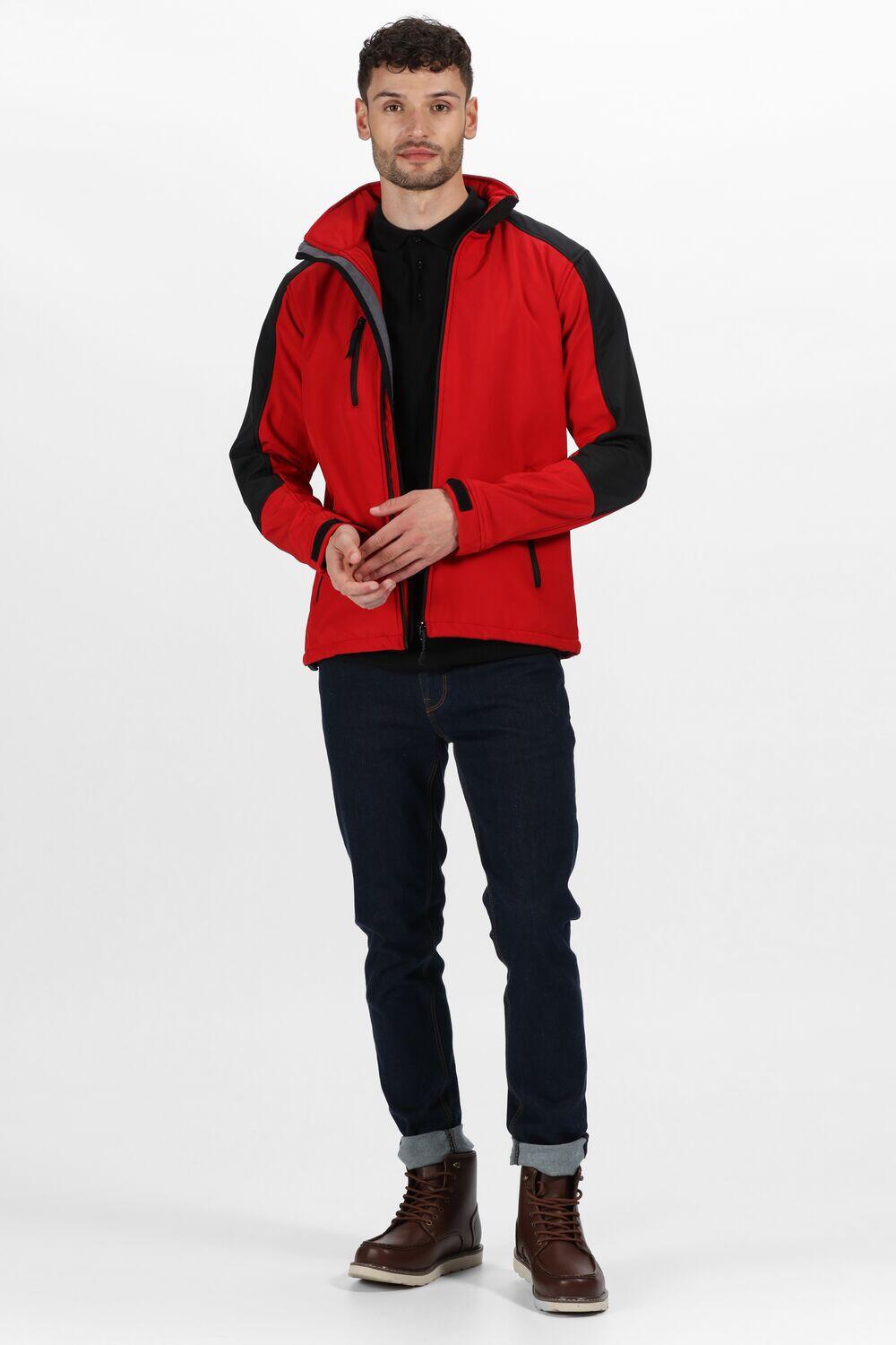 Mens Hydroforce Hooded Softshell Jacket 3/6