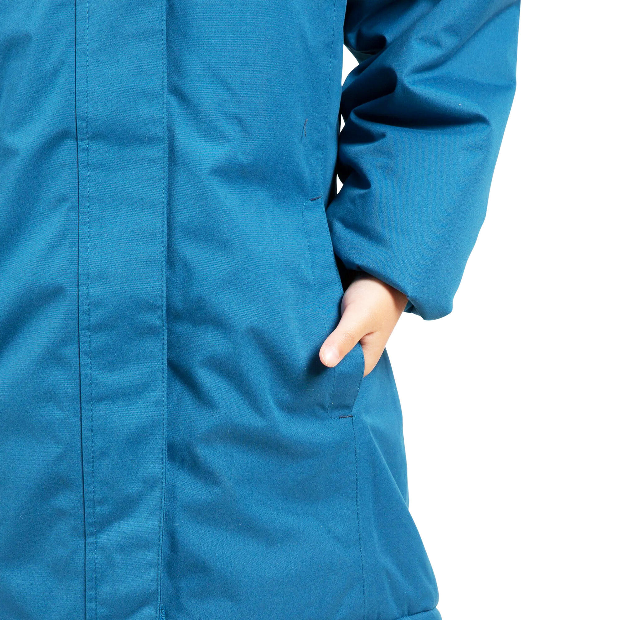 Parka impermeable modelo Fame infantil Azul Cósmico 4/5