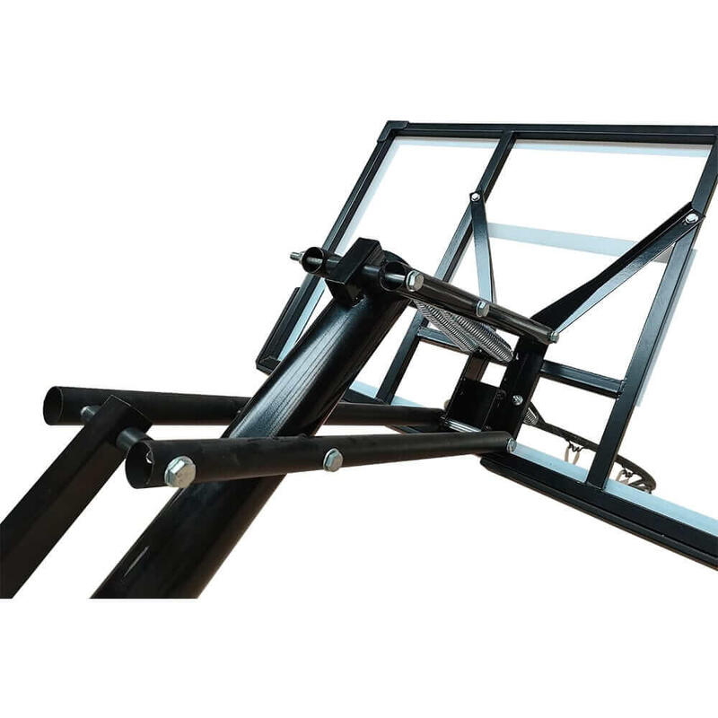 Panou baschet Streetball cu sistem rebound, inaltime 245-305 cm, panou 120x80 cm