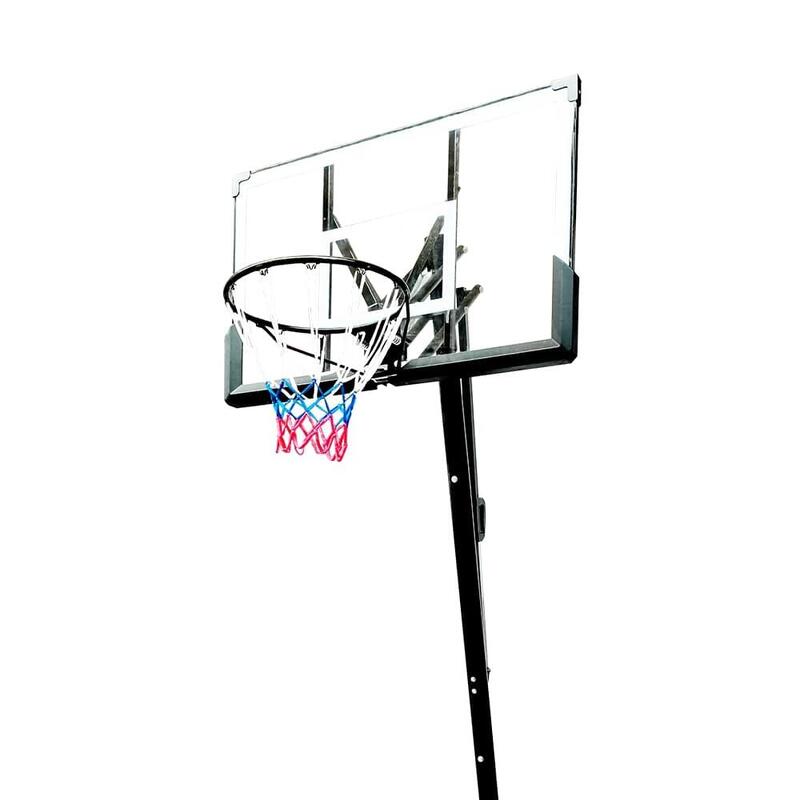 Panou baschet Streetball cu sistem rebound, inaltime 245-305 cm, panou 120x80 cm