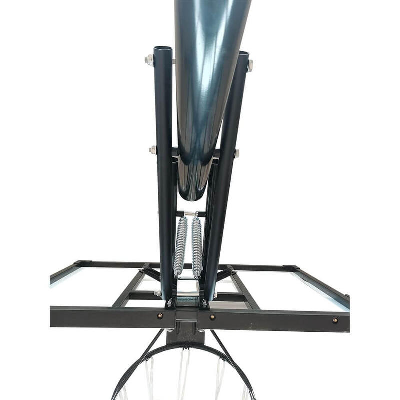 Panou baschet Streetball cu sistem rebound, inaltime 245-305 cm, panou 120x80 cm