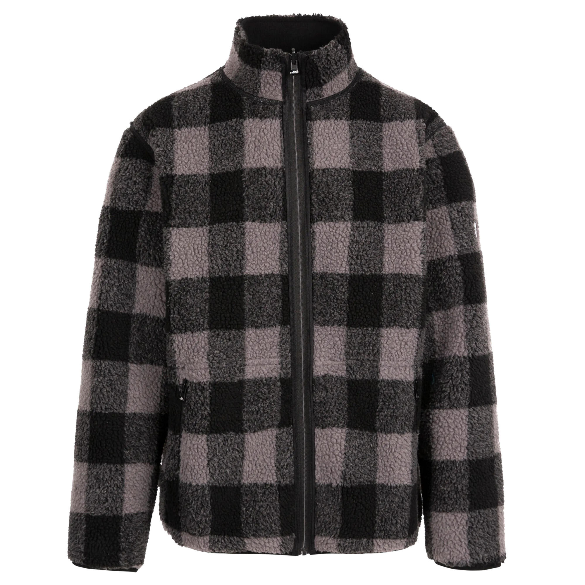 Giacca In Pile Uomo Trespass Tatsfield Nero 3/5