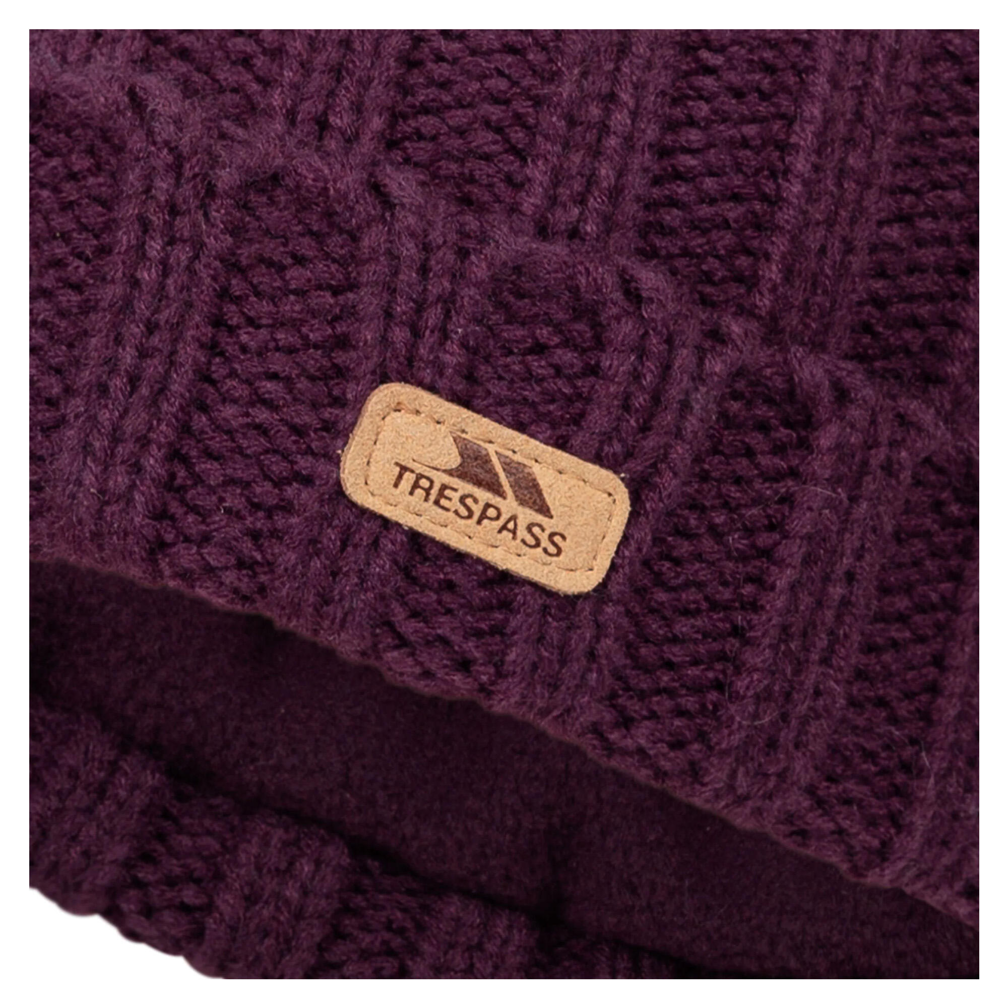 Chapeau Motif/style Pompon THORNS Enfant (Violet Foncé) 4/5