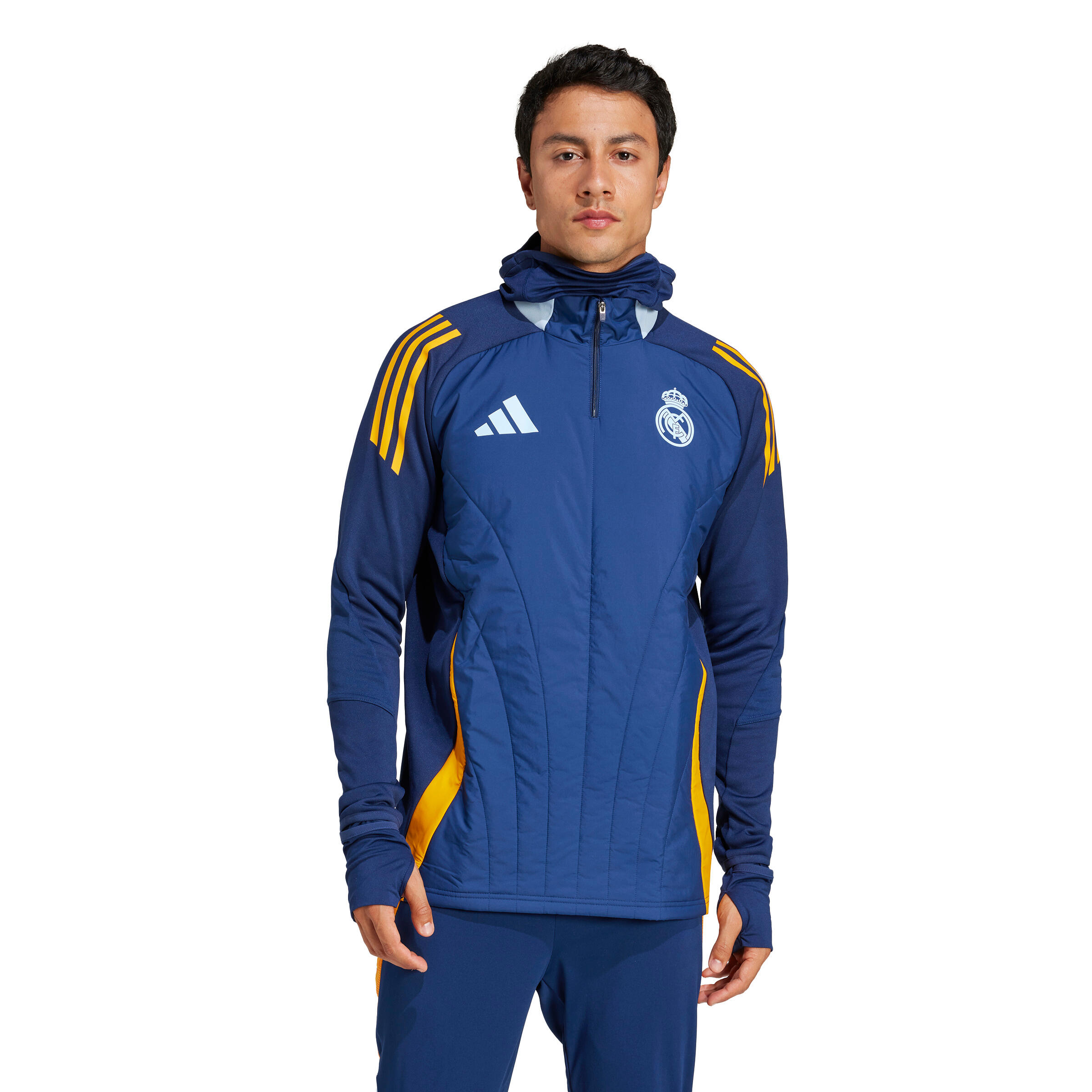Adidas - Sweatshirt Real Madrid European 2024/25 - Sweat-shirt - Bleu|orange - 38 S - Decathlon