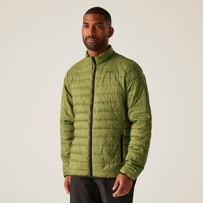Gevulde jas heren wandelen hillpack quilted