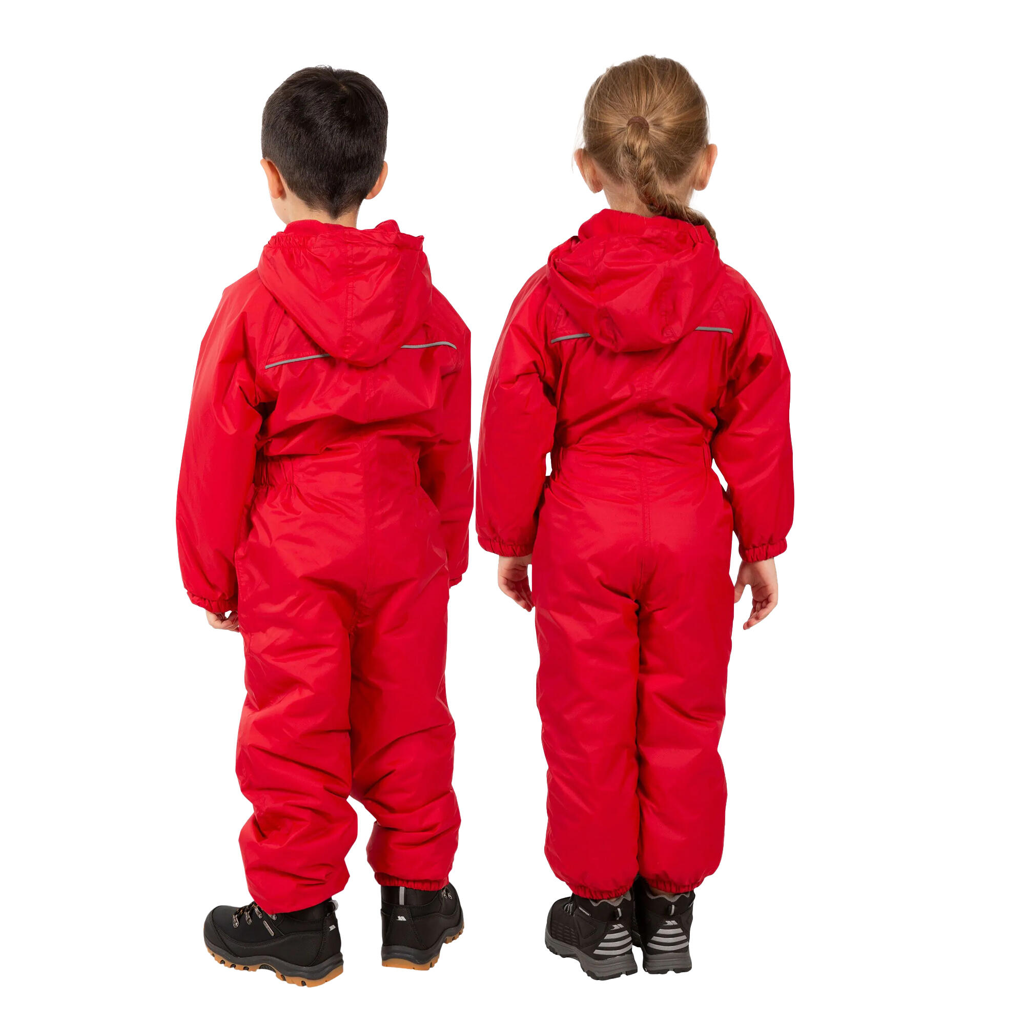 Dripdrop Combinaison Imperméable Enfant Unisexe (Rouge) 3/5