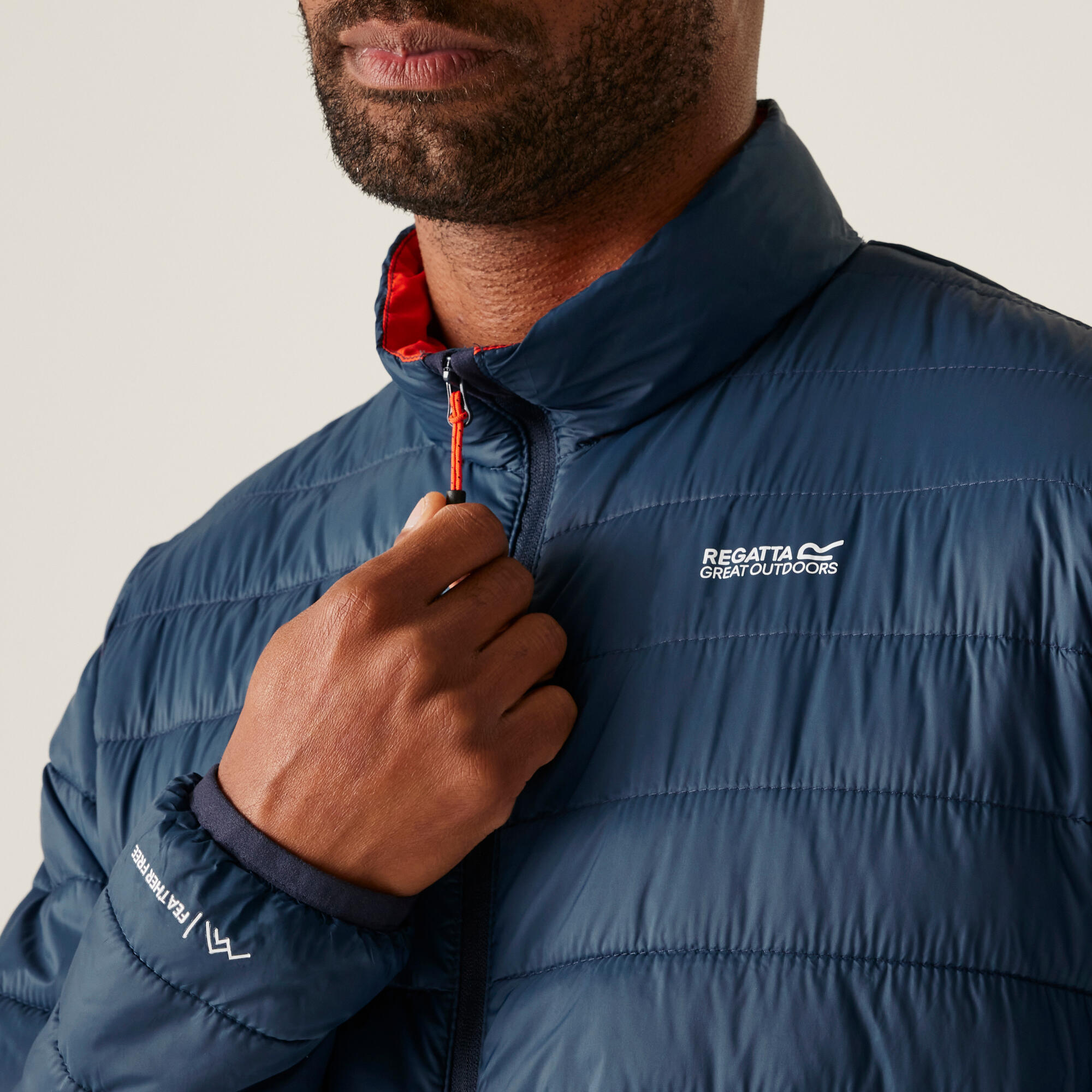 Gevulde Jas Heren Wandelen Hillpack Quilted 4/7