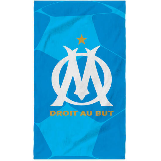 Serviette de bain 70x120 cm 100% coton football Marseille - Harit