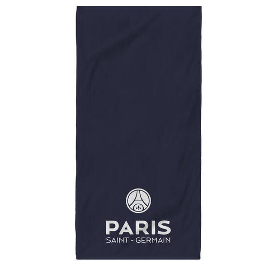 Serviette de bain 75x150 cm 100% coton football Paris - White