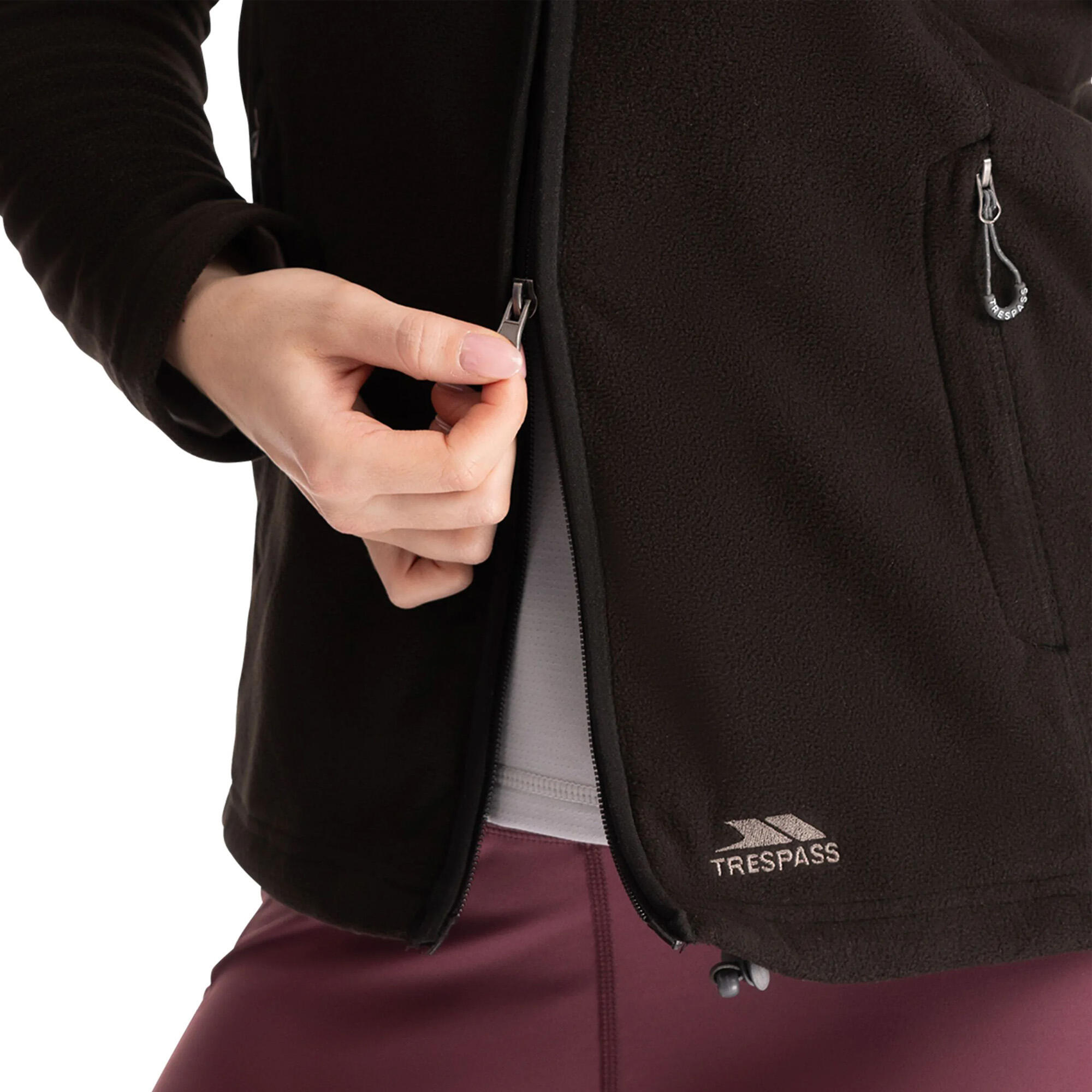 Forro Polar Renato de AT100 para Mujer Negro 4/5