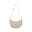 Sac à bandoulière en toile en demi-lune avec fermeture à glissière